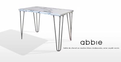 Abbie table basse design vintage haut de gamme.